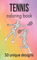 Tennis Coloring Book