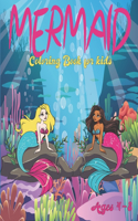 Mermaid Coloring Book for Kids Ages 4-8