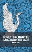 Livres à colorier pour adultes - Animaux - Forêt enchantée