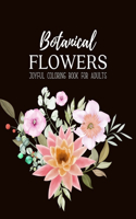 Botanical Flowers Coloring Book