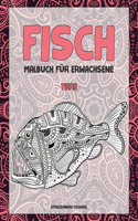 Malbuch für Erwachsene - Stressabbau-Designs - Tiere - Fisch