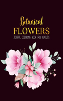 Botanical Flowers Coloring Book