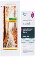 Beginning and Intermediate Algebra, Loose-Leaf Edition Plus Mylab Math with Pearson Etext -- 18 Week Access Card Package