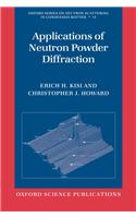 Applications of Neutron Powder Diffraction