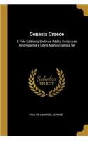 Genesis Graece