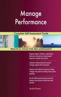 Manage Performance Complete Self-Assessment Guide