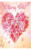 Notizbuch I love you Original: Ein Notizbuch für die Dame jeden Alters