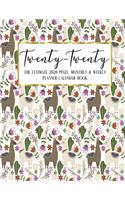 Twenty - Twenty The Ultimate 2020 Pixel Monthly & Weekly Planner Calendar Book