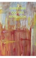 Christian Quotes Notebook