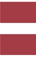 Latvia Travel Journal - Latvia Flag Notebook - Latvian Flag Book