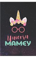 Unicorn Mamey: Family Grandma Women Mom Memory Journal Blank Lined Note Book Mother's Day Holiday Gift