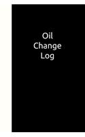 Oil Change Log