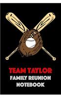 Team Taylor Family Reunion Notebook