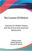 The Lessons Of History