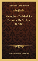 Memoires De Mad. La Baronne De St. Lys. (1776)