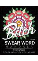 Swear Word Mandala Coloring Pages Volume 2
