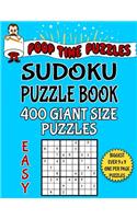 Poop Time Puzzles Sudoku Puzzle Book, 400 Easy Giant Size Puzzles