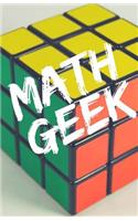 Math Geek: Small Lined Math Notebook, or Journal to Write In(Elite Notebook)