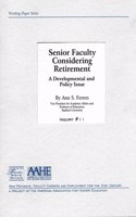 Senior Faculty Considering Retirement