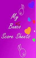 My Bunco Score Sheets