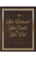 She Believed She Could So She Did
