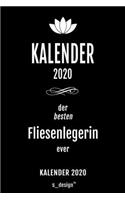 Kalender 2020 für Fliesenleger / Fliesenlegerin