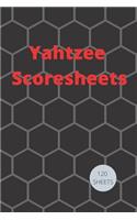 Yahtzee Scores Sheets