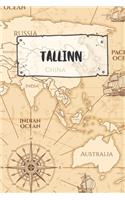 Tallinn: Ruled Travel Diary Notebook or Journey Journal - Lined Trip Pocketbook for Men and Women with Lines