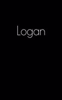 Logan: Notebook / Journal / Diary - 6 x 9 inches (15,24 x 22,86 cm), 150 pages. Personalized for Logan.