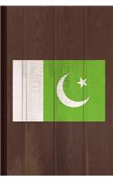 Pakistan Flag Journal Notebook: Blank Lined Ruled for Writing 6x9 110 Pages