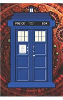 Tardis Cuaderno de Bocetos En Blanco