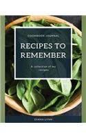 Recipes to Remember