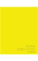 Blank Sheet Music - 10 Staves
