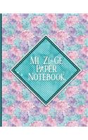 Mi Zi Ge Paper Notebook: Chinese Writing Practice Book For Children, Practice Pages - Hydrangea Flower Cover