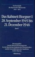 Das Kabinett Hoegner I: 28. September 1945 Bis 21. Dezember 1946