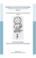 Historische Analysen Theoretischer Und Empirischer Psychologie