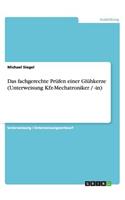 Das fachgerechte Prüfen einer Glühkerze (Unterweisung Kfz-Mechatroniker / -in)