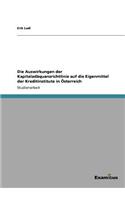 Die Auswirkungen der Kapitaladäquanzrichtlinie auf die Eigenmittel der Kreditinstitute in Österreich: (German)