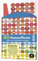Pack de 500 autocollants pour l’evaluation en francais