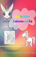 Color By Letters Unicorns & Co
