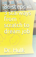 86 steps in 3 starways from scratch to dream job
