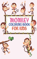 Monkey Coloring Book For Kids