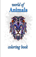 world of Animals coloring book