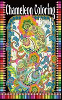 Chameleon Coloring Book: 50 Chameleon Stress-relief Coloring Book For Adult