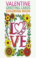 valentine greeting cards coloring book