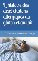 L' histoire des deux chatons allergiques au gluten et au lait