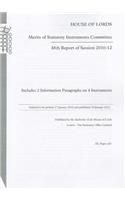 48th Report of Session 2010-12: Includes 2 Information Paragraphs on 4 Instruments: House of Lords Paper 247 Session 2010-12
