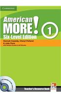 American More! Six-Level Edition Level 1 Teacher's Resource Book with Testbuilder CD-Rom/Audio CD