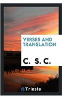 VERSES AND TRANSLATION