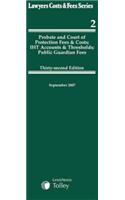 Probate and Court of Protection Fees and Costs